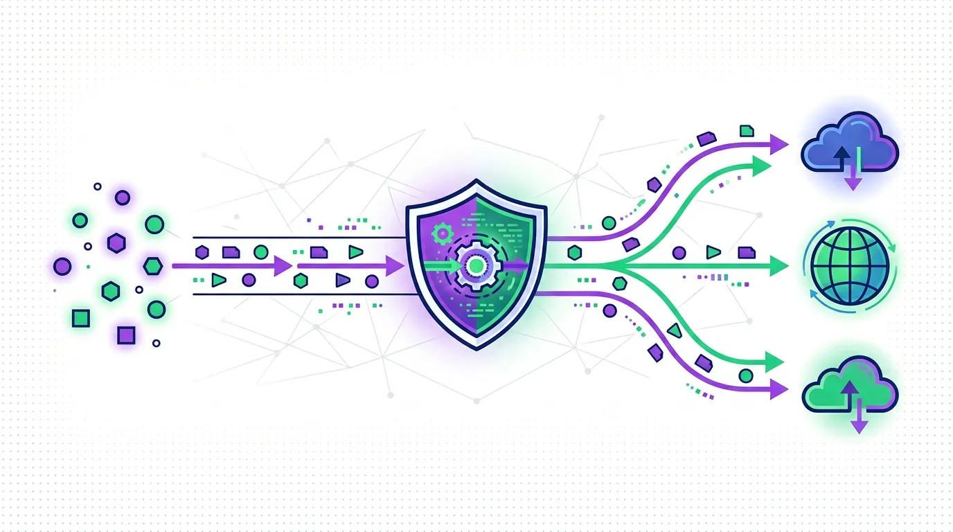 Surge 网络接管与转发架构示意